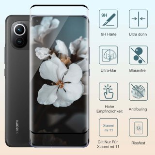 ZESTAW 2x SZKŁO HARTOWANE XIAOMI MI 11/MI 11 PRO ODPORNE NA ZARYSOWANIA