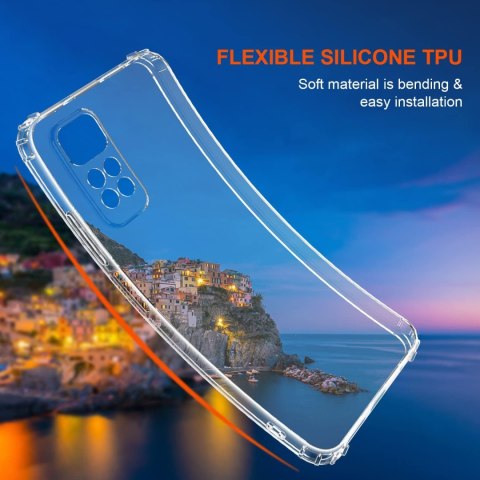 ZESTAW ETUI XIAOMI REDMI NOTE 11/11S SILIKONOWE +3x SZKŁO HARTOWANE