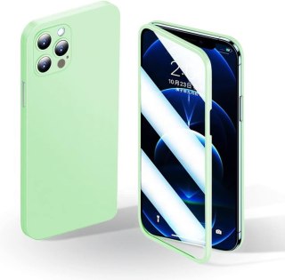 ETUI APPLE IPHONE 12 CASE BUMPER ZIELONY Z OCHRONĄ EKRANU A2172