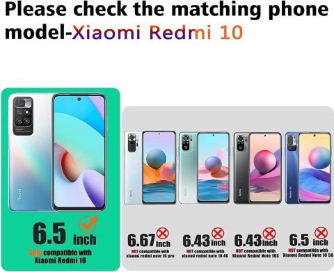 ETUI PANCERNE XIAOMI REDMI 10 CZARNE SOLIDNE OCHRONA APARATU Z PIERŚCIENIEM