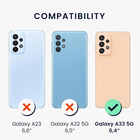 ETUI SAMSUNG GALAXY A33 5G CASE SILIKONOWY JASNY ZIELONY Z MIKROFIBRĄ