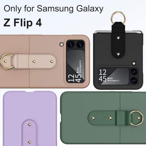 ETUI SKŁADANE SAMSUNG Z FLIP 4 FIOLETOWE Z RINGIEM SM-F721B