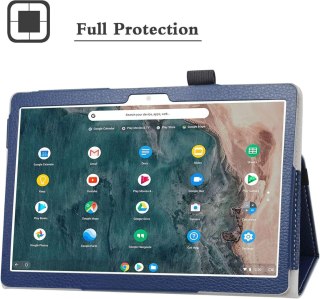 ETUI TABLET ARCHOS T96 9,6" GRANATOWY Z EKOSKÓRY Z PODSTAWKĄ LEKKI CASE