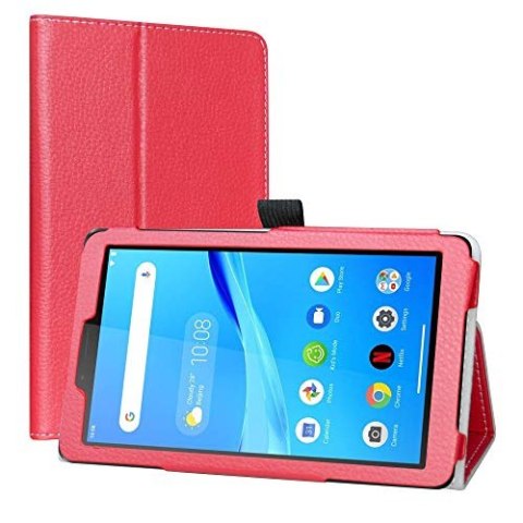 ETUI TABLET LENOVO TAB M7 GEN 3 7" CZERWONY Z EKOSKÓRY Z PODSTAWKĄ TB-7306F