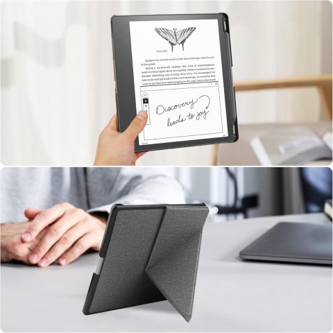 FUTERAŁ ETUI KINDLE SCRIBE 10.2" WIELOKOLOROWY MATERIAŁOWY Z PODSTAWKĄ