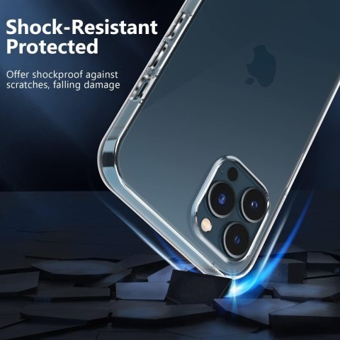 ZESTAW ETUI APPLE IPHONE 12 PRO MAX SILIKONOWE +3x SZKŁO HARTOWANE A2410