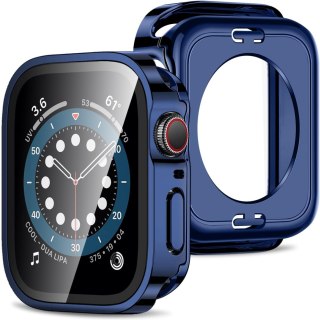 2x ETUI NA ZEGAREK APPLE WATCH 7/8 45 MM BUMPER CASE GRANATOWY