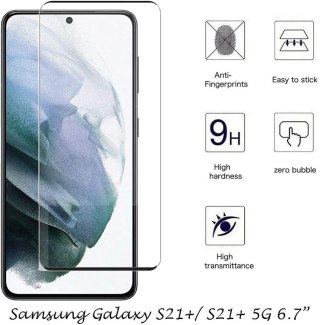 2x SZKŁO HARTOWANE SAMSUNG GALAXY S21+ MOCNE WYTRZYMAŁE 9H SM-G996