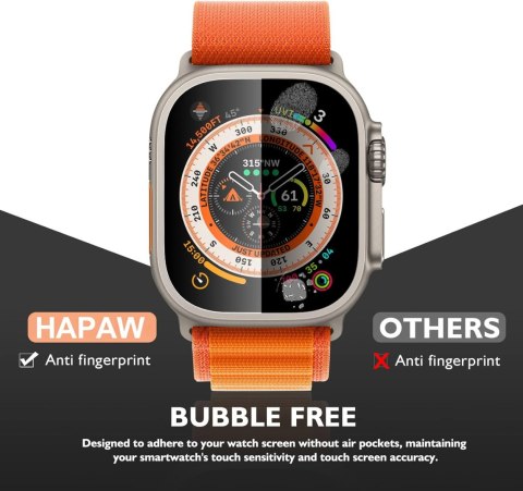 4x SZKŁO HARTOWANE ZEGAREK APPLE WATCH ULTRA 49 MM MOCNE TWARDE 9H