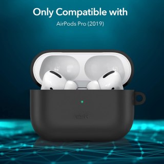 ETUI AIRPODS PRO 2019 CZARNY SILIKONOWY CASE Z MAGNESAMI