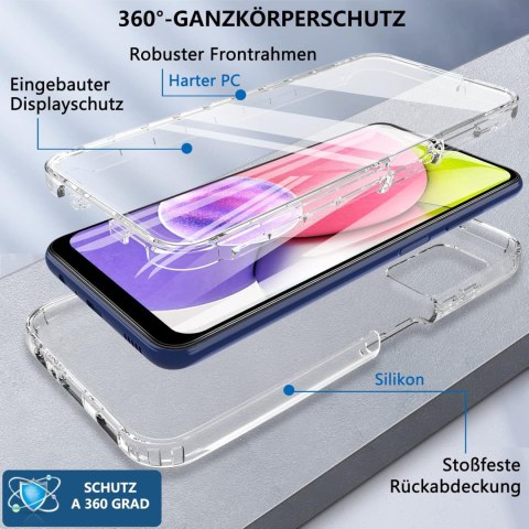 ETUI BUMPER SAMSUNG GALAXY A03s PRZEZROCZYSTY +OCHRONA EKRANU SM-A037F