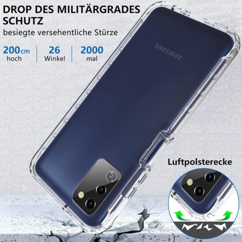 ETUI BUMPER SAMSUNG GALAXY A03s PRZEZROCZYSTY +OCHRONA EKRANU SM-A037F