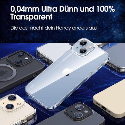 ETUI SILIKONOWE APPLE IPHONE 13 14 PRZEZROCZYSTY A2882 A2649 A2881 A2884 A2883