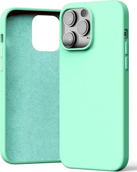 ETUI SILIKONOWE APPLE IPHONE 14 PRO MAX ZIELONE A2894 A2651 A2893