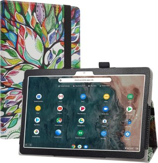 ETUI TABLET ARCHOS T96 9,6" ECOSKÓRA WIELOKOLOROWY MATOWY Z PODSTAWKĄ