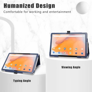 ETUI TABLET BLACKVIEW TAB 13 10.1 CALA GRANATOWY EKOSKÓRA Z PODSTAWKĄ