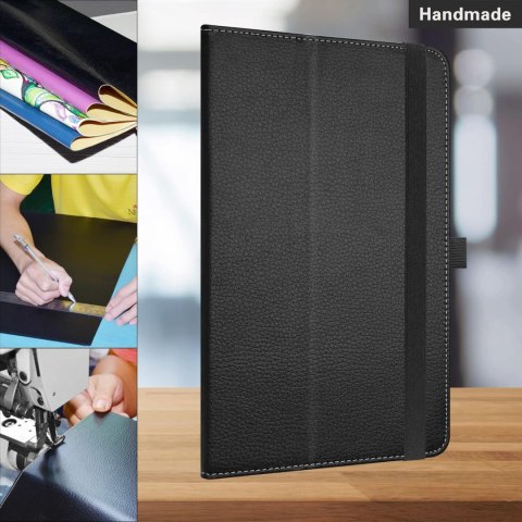 ETUI TABLET BLACKVIEW TAB 13 ECOSKÓRA CZARNY MATOWY Z PODSTAWKĄ