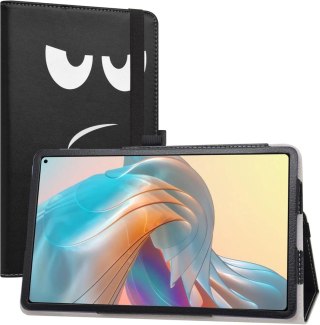 ETUI TABLET CHUWI HIPAD PRO 10.8" ECOSKÓRA CZARNY ZE WZOREM Z PODSTAWKĄ