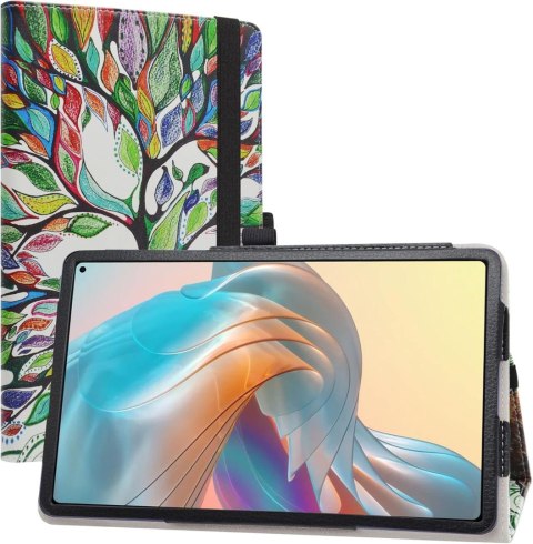 ETUI TABLET CHUWI HIPAD PRO 10,8" ECOSKÓRA WIELOKOLOROWY Z PODSTAWKĄ