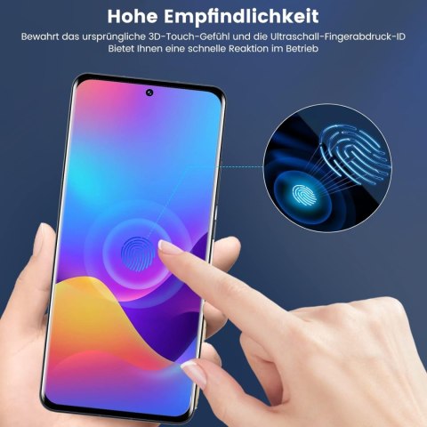 2x SZKŁO HARTOWANE 9H XIAOMI 12 PRO MOCNE Z CZARNĄ RAMKĄ WYTRZYMAŁE