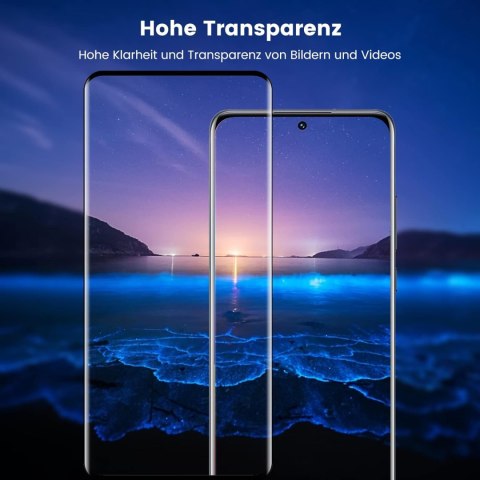 2x SZKŁO HARTOWANE 9H XIAOMI 12 PRO MOCNE Z CZARNĄ RAMKĄ WYTRZYMAŁE