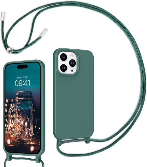 ETUI CASE APPLE IPHONE 14 PRO MAX ZIELONY SILIKONOWY A2894 A2651 A2893