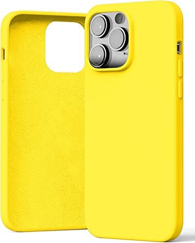 ETUI CASE APPLE IPHONE 14 PRO ŻÓŁTE SILIKONOWE