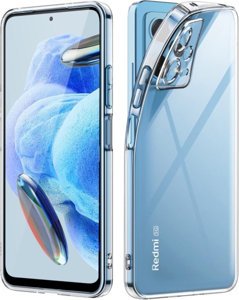 ETUI CASE XIAOMI REDMI NOTE 12 PRO 5G SILIKONOWE TRANSPARENTNE 22101316G