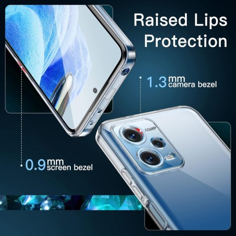 ETUI CASE XIAOMI REDMI NOTE 12 PRO 5G SILIKONOWE TRANSPARENTNE 22101316G