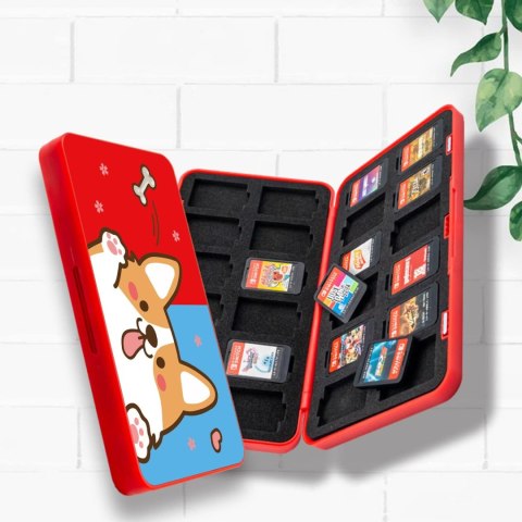 ETUI CASE ORGANIZER NA KARTY NINTENDO SWITCH OLED MICRO SD PIESEK