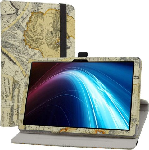 ETUI CASE TABLET TECLAST 6X PRO 12.6 CALA MAPA ŚWIATA