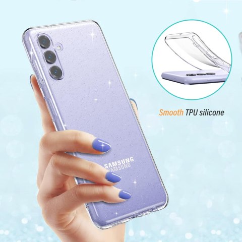 ETUI SILIKONOWE BROKATOWE SAMSUNG GALAXY A13 5G 2x SZKŁO HARTOWANE SM-A136U