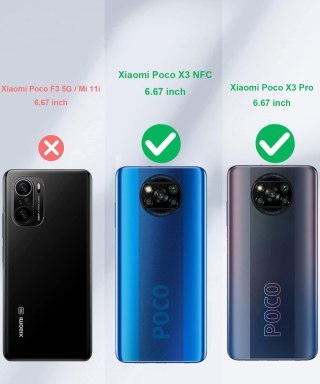 ETUI Z KLAPKĄ XIAOMI POCO X3/X3 PRO RÓŻ BŁYSZCZĄCY MZB07Z2IN M2102J20SG