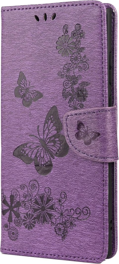 ETUI Z KLAPKĄ SAMSUNG GALAXY S22 ULTRA 5G FIOLETOWY MOTYLE SM-S908B ETUI Z KLAPKĄ SAMSUNG GALAXY S22 ULTRA 5G FIOLETOWY MOTYLE SM-S908B