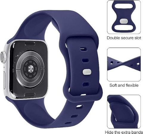 PASEK DO APPLE WATCH SERIA SE 8 7 6 5 4 3 2 1 SILIKON 3SZT 42/44/45/49