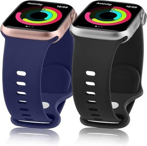 PASEK DO APPLE WATCH SERIA SE 8 7 6 5 4 3 2 1 SILIKON 3SZT 42/44/45/49