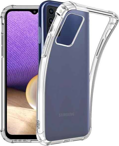 ETUI + 2x SZKŁO HARTOWANE SAMSUNG GALAXY A73 SILIKONOWE PRZEZROCZYSTE