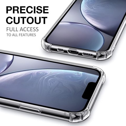 ETUI APPLE IPHONE 13 PRO MAX SILIKONOWE PRZEZROCZYSTE +2x SZKŁO HARTOWANE