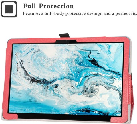 ETUI CZERWONE TABLET LENOVO IDEAPAD D330 10,1 CALA EKOSKÓRA