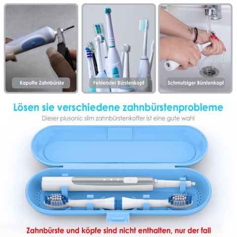 ETUI PODRÓŻNE NA SZCZOTECZKĘ ELEKTRYCZNĄ ORAL B PULSONIC NIEBIESKIE +TORBA