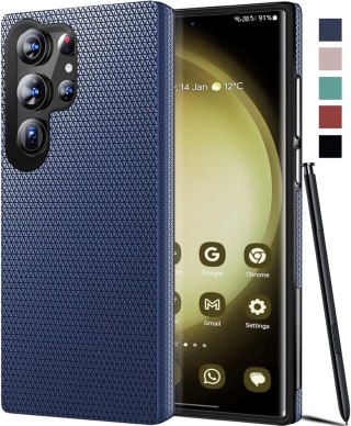 ETUI SAMSUNG GALAXY S23 ULTRA 5G TWARDY SILIKON GRANATOWE