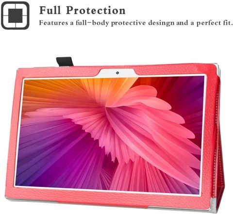 ETUI TABLET TECLAST M30 10,1 CALA CZERWONY EKOSKÓRA