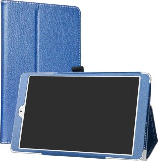 ETUI TABLET TECLAST P80 PRO 8 CALI GRANATOWE EKOSKÓRA