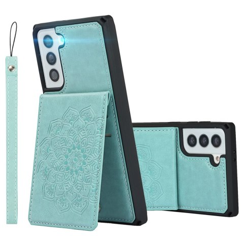 ETUI Z PODPÓRKĄ SAMSUNG GALAXY S21+ CASE ZIELONY MIĘTOWY SM-G996