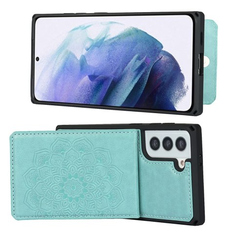 ETUI Z PODPÓRKĄ SAMSUNG GALAXY S21+ CASE ZIELONY MIĘTOWY SM-G996