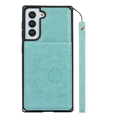 ETUI Z PODPÓRKĄ SAMSUNG GALAXY S21+ CASE ZIELONY MIĘTOWY SM-G996