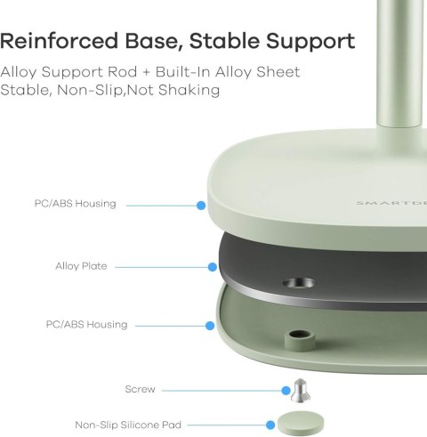 UCHWYT STOJAK TABLET TELEFON STÓŁ PAD PRO AIR URZĄDZENIA 4-11 CALI ZIELONY