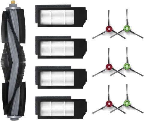 ZESTAW CZĘŚCI DO ECOVACS DEEBOT X1 TURBO/OMNI/PLUS SZCZOTKI FILTRY HEPA