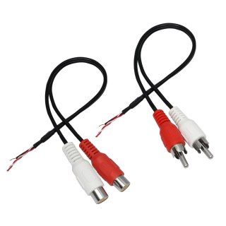 2X KABEL ROZGAŁĘŹNY Y AUDIO 2 WTYKI RCA KABEL STEREO