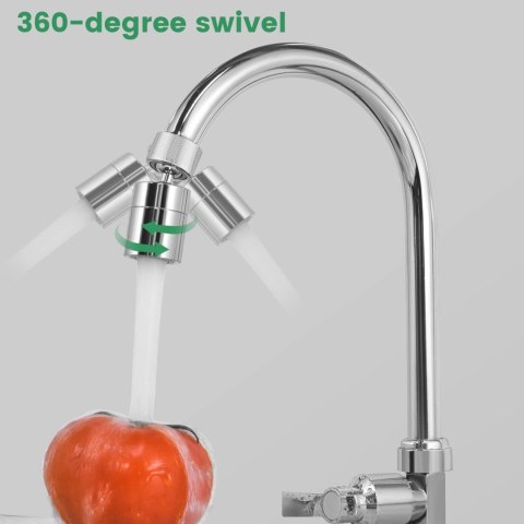 AERATOR DO KRANU OBROTOWA 360° PRZEDŁÓŻKA DO BATERII CHROM